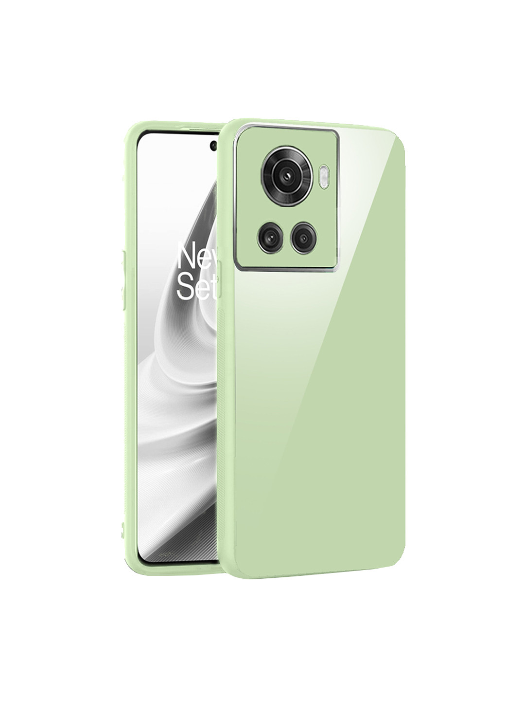 

Karwan Shock Proof OnePlus 10R 5G Phone Back Cover, Green