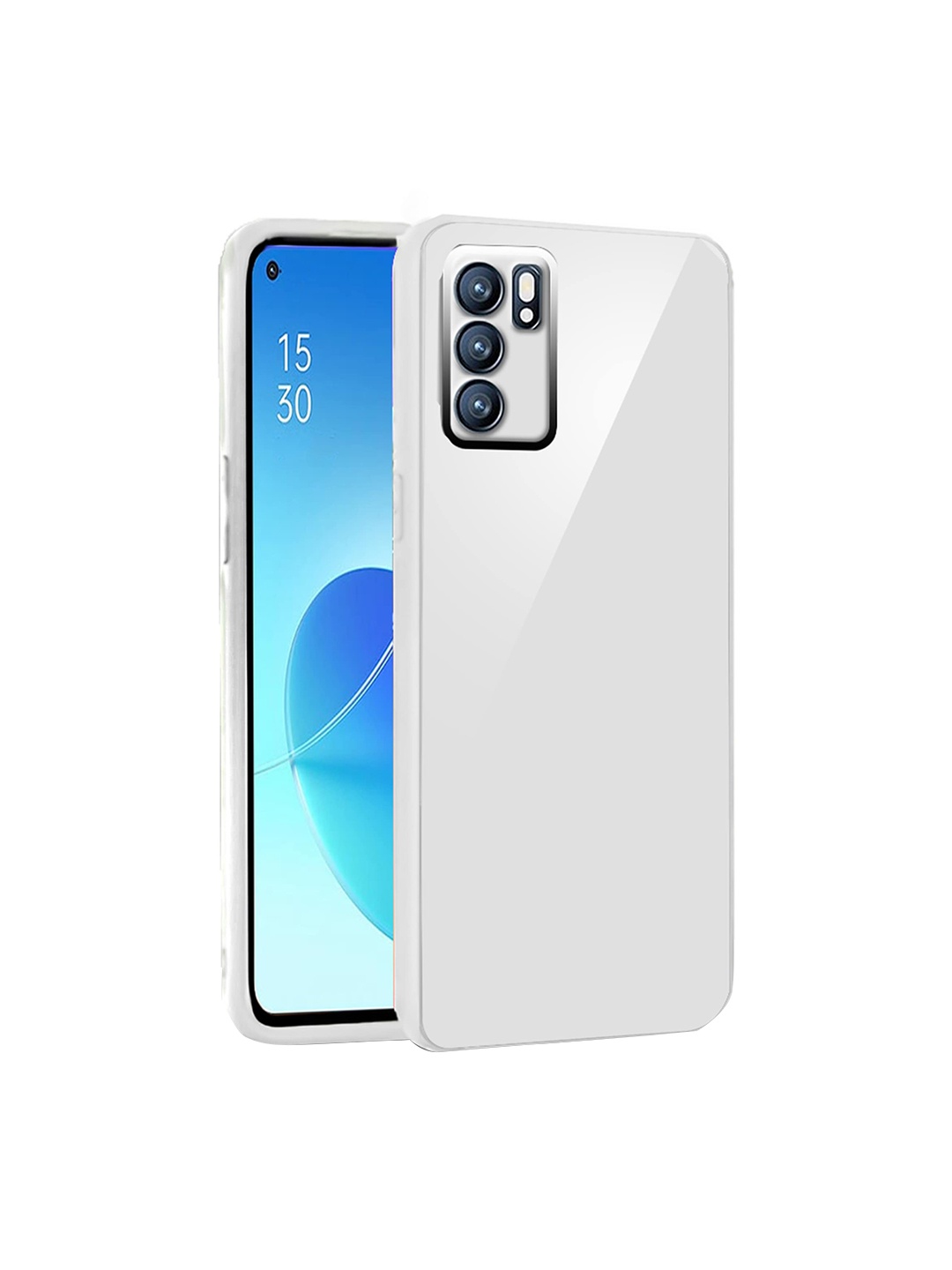 

Karwan OPPO Reno6 5G Shock-Proof Mobile Back Case Cover, White