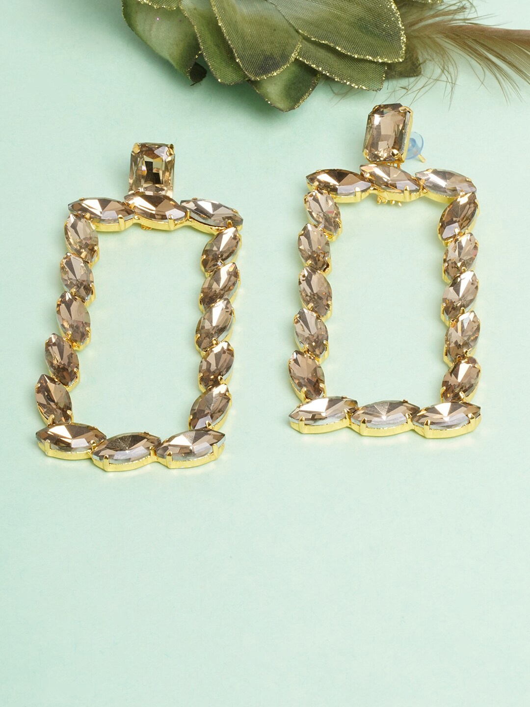 

Anouk Gold-Plated Contemporary Drop Earrings