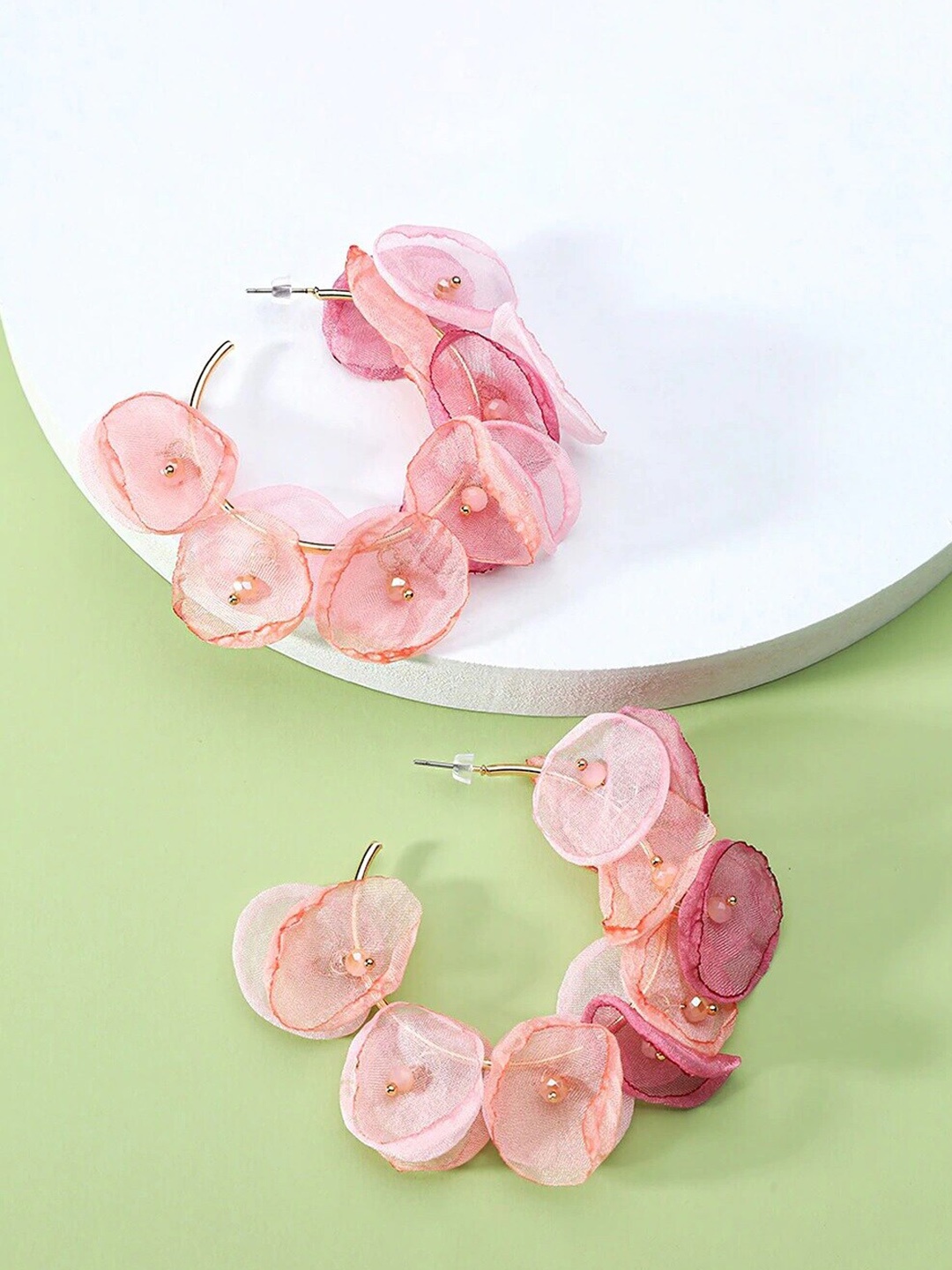 

AVANT-GARDE PARIS Gold Plated Half Hoop Earrings