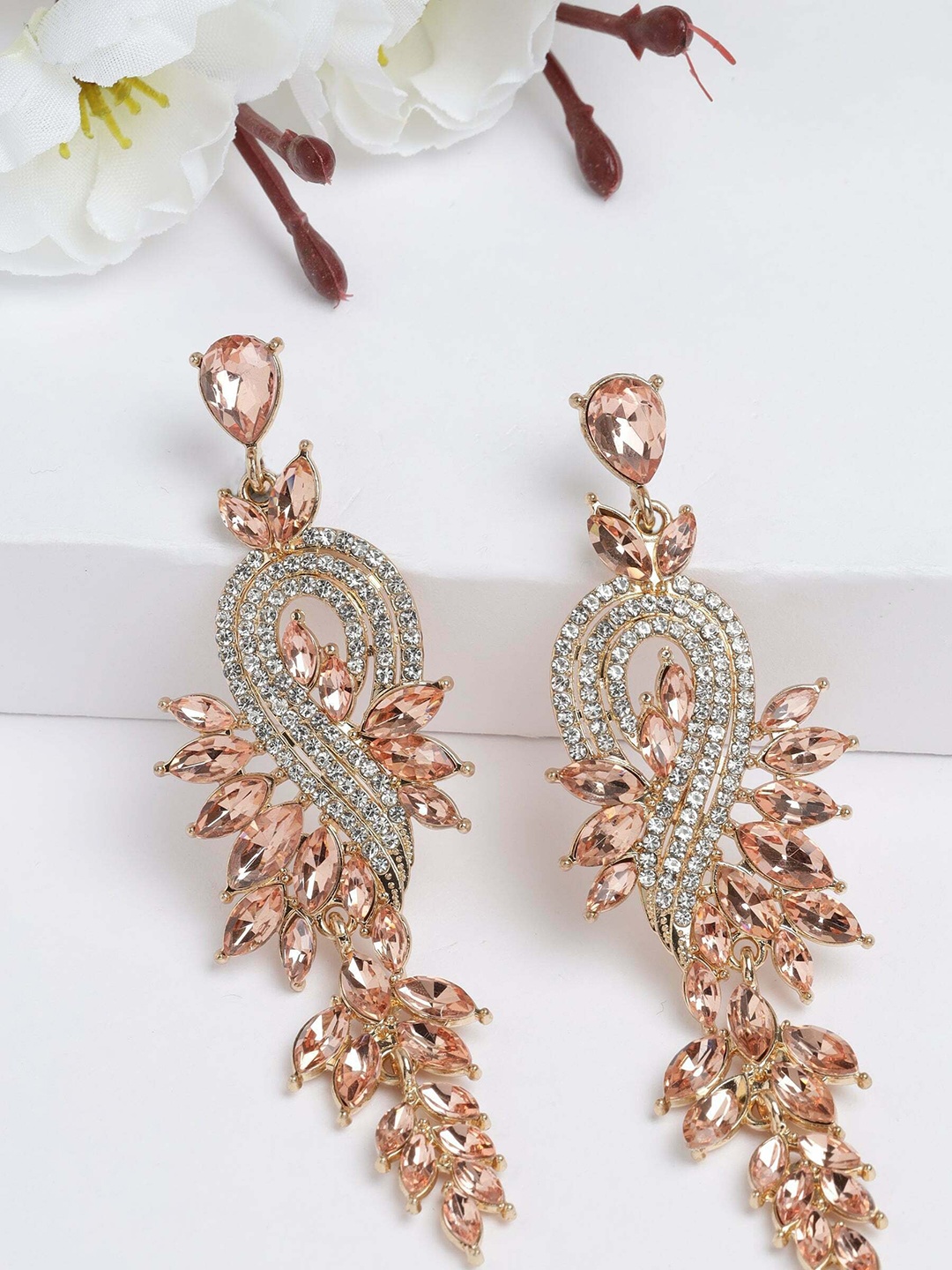 

AVANT-GARDE PARIS Gold-Plated Teardrop Shaped Drop Earrings