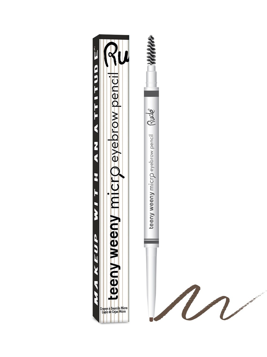 

Rude Cosmetics Teeny Weeny Micro Eyebrow Pen 6g - Hazel, Brown