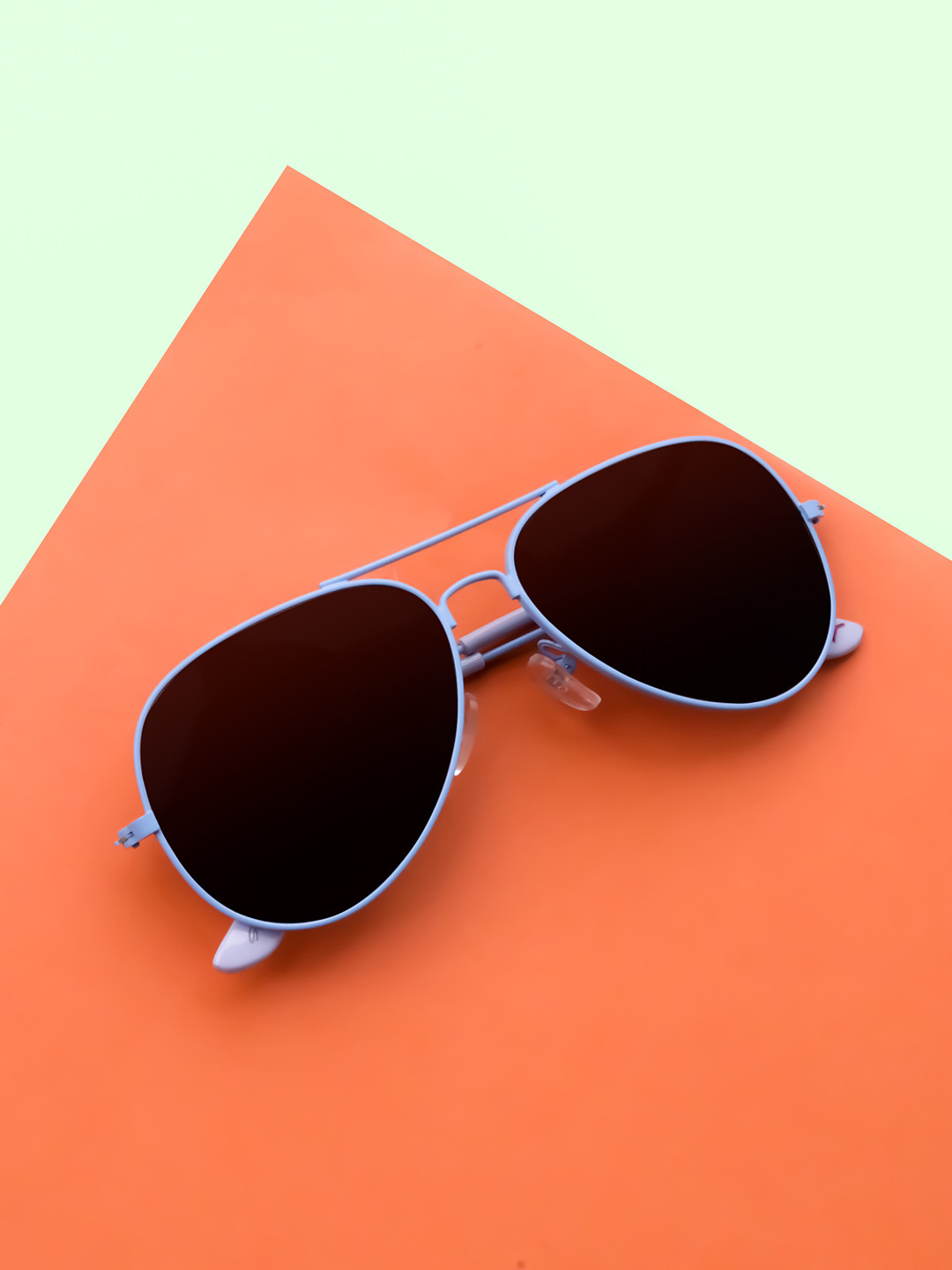 

Spiky Kids Aviator Sunglasses with UV Protected Lens K123_Blue_Gry