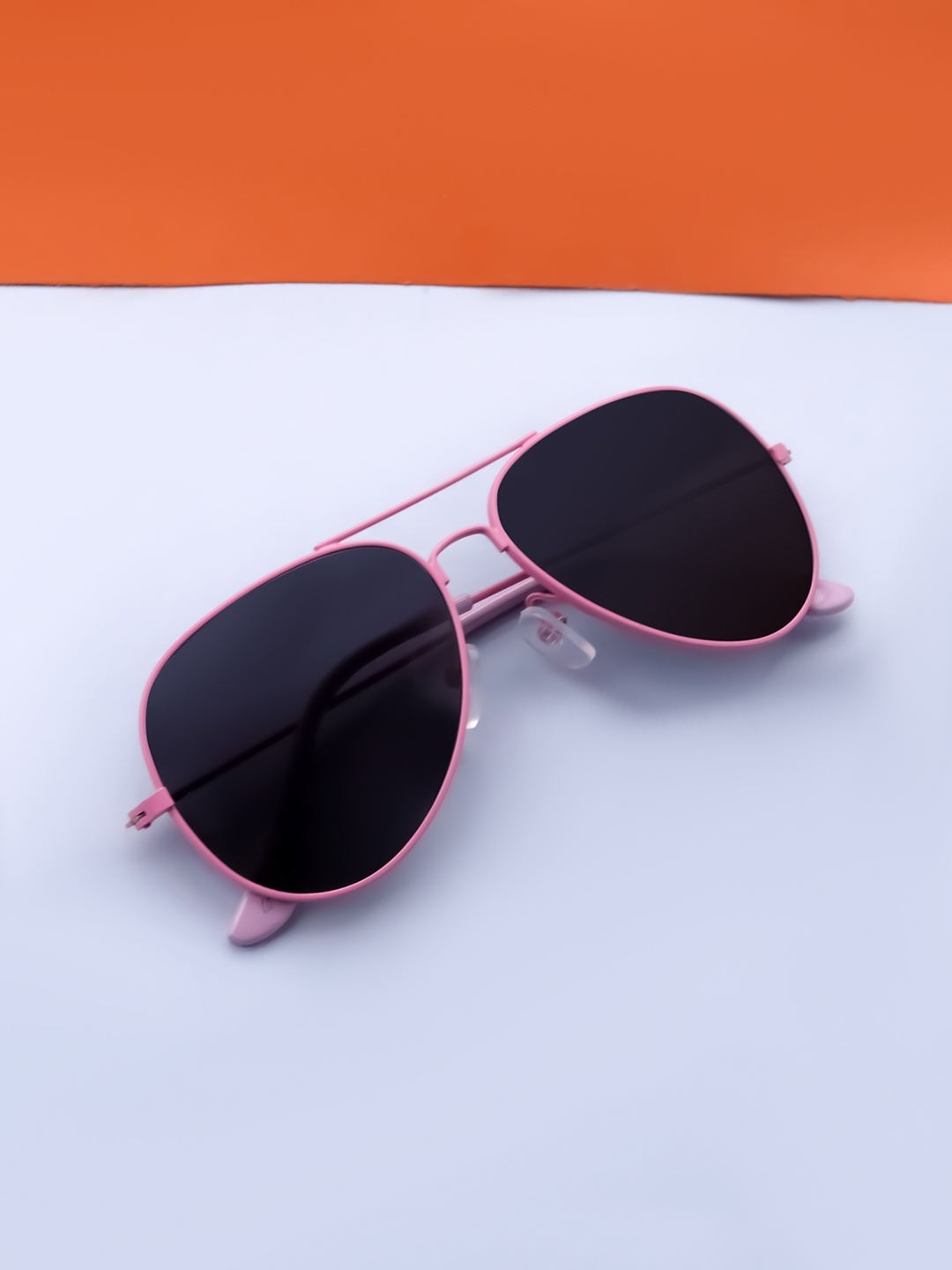 

Spiky Kids Aviator Sunglasses with UV Protected Lens K123, Pink