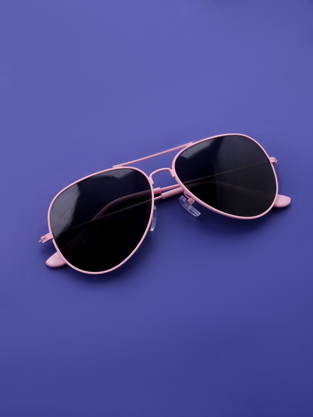 

Spiky Kids Grey Lens & Pink Aviator Sunglasses With UV Protected Lens, Black