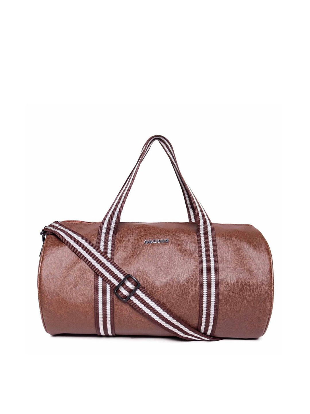 

ASTRID Men Anti-Slip Lightweight PU Duffel Bag, Brown