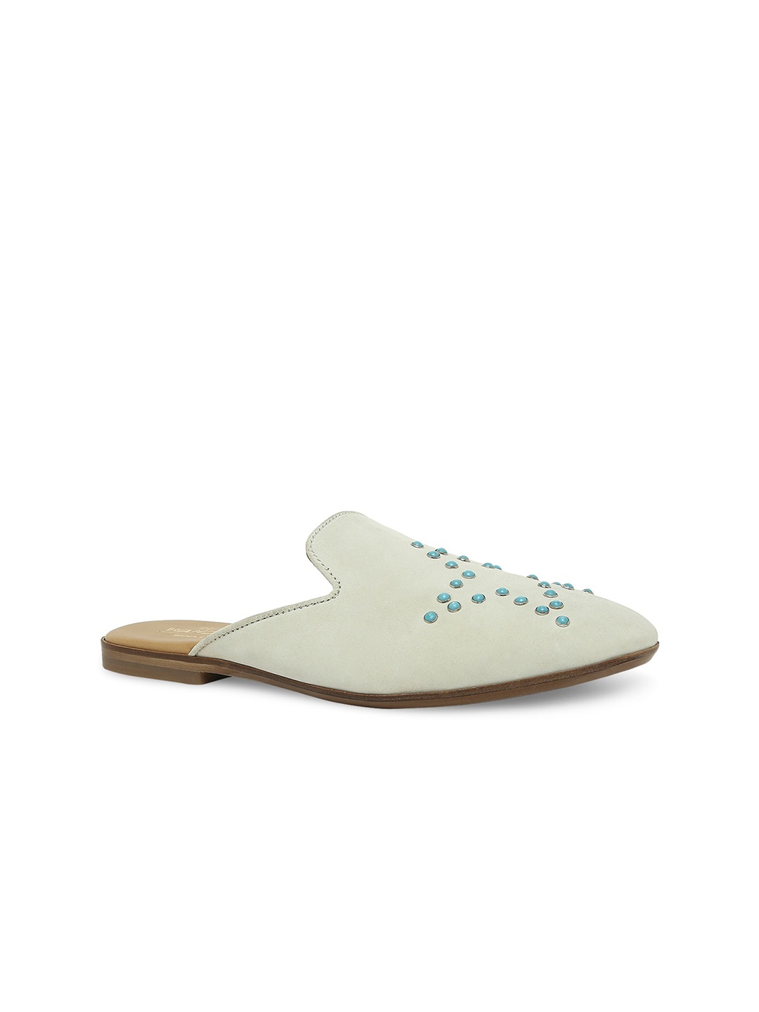 

Tao Paris WANDERLUST By Seema K Sajdeh Women Round Toe Mules, White