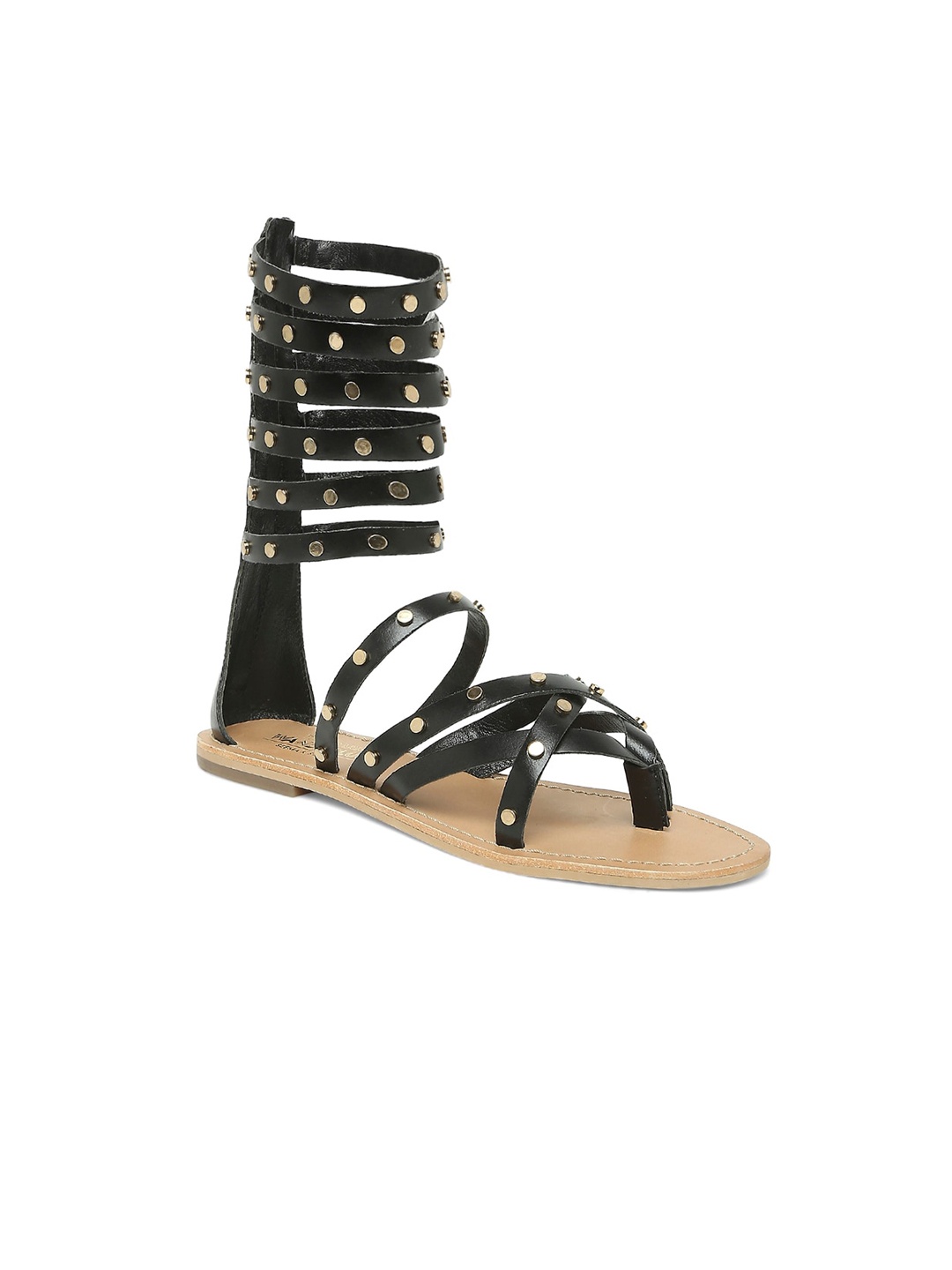 

Tao Paris WANDERLUST By Seema K Sajdeh Women Embellished High-Top Gladiators, Black