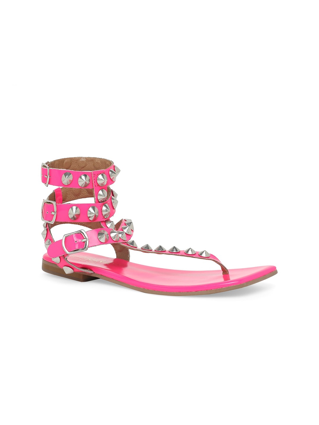 

Tao Paris WANDERLUST By Seema K Sajdeh Women Embellished Gladiators Flats, Magenta