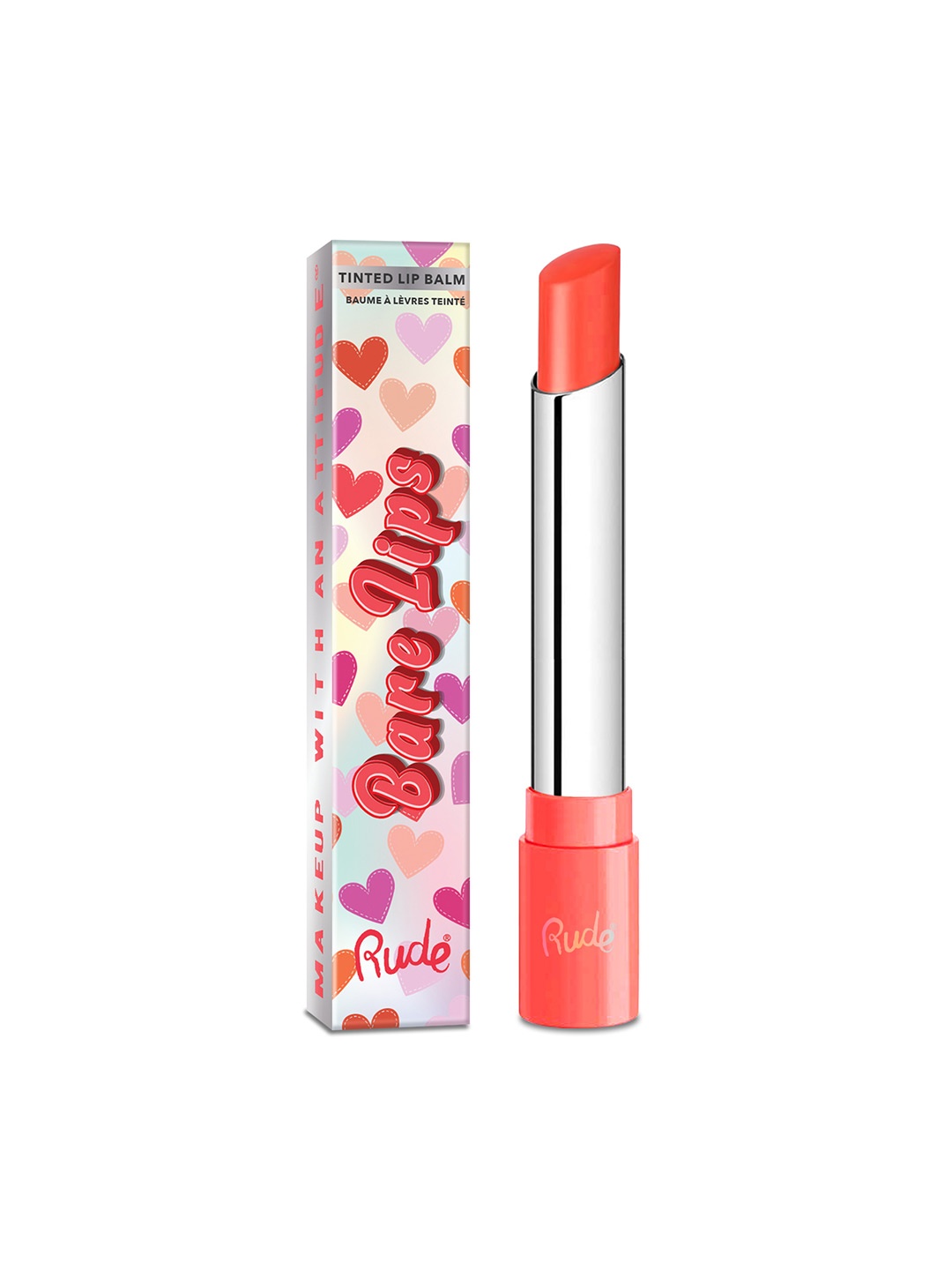 

Rude Cosmetics Bare Lips Tinted Lip Balm 6g - Rose, Red