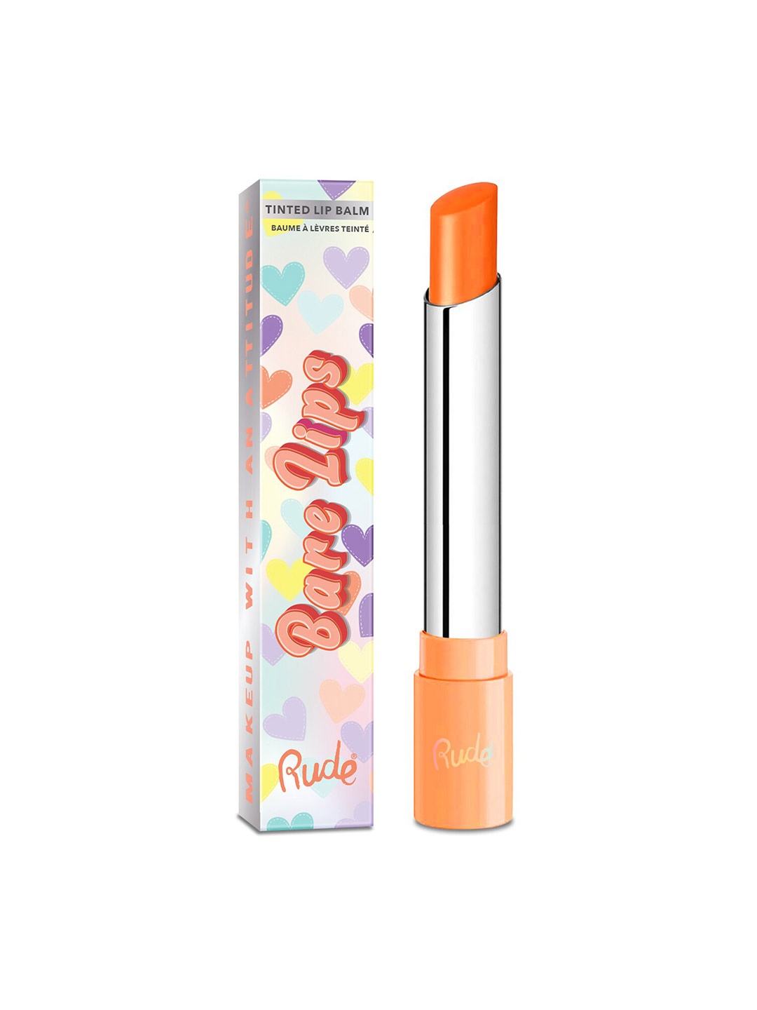 

Rude Cosmetics Bare Lips Tinted Lip Balm 6 gm - Coral, Orange