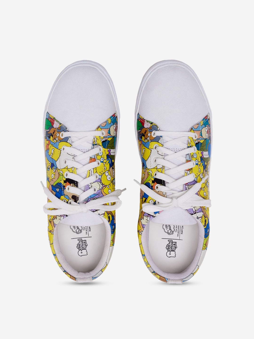 

The Souled Store Men Printed Sneakers, White