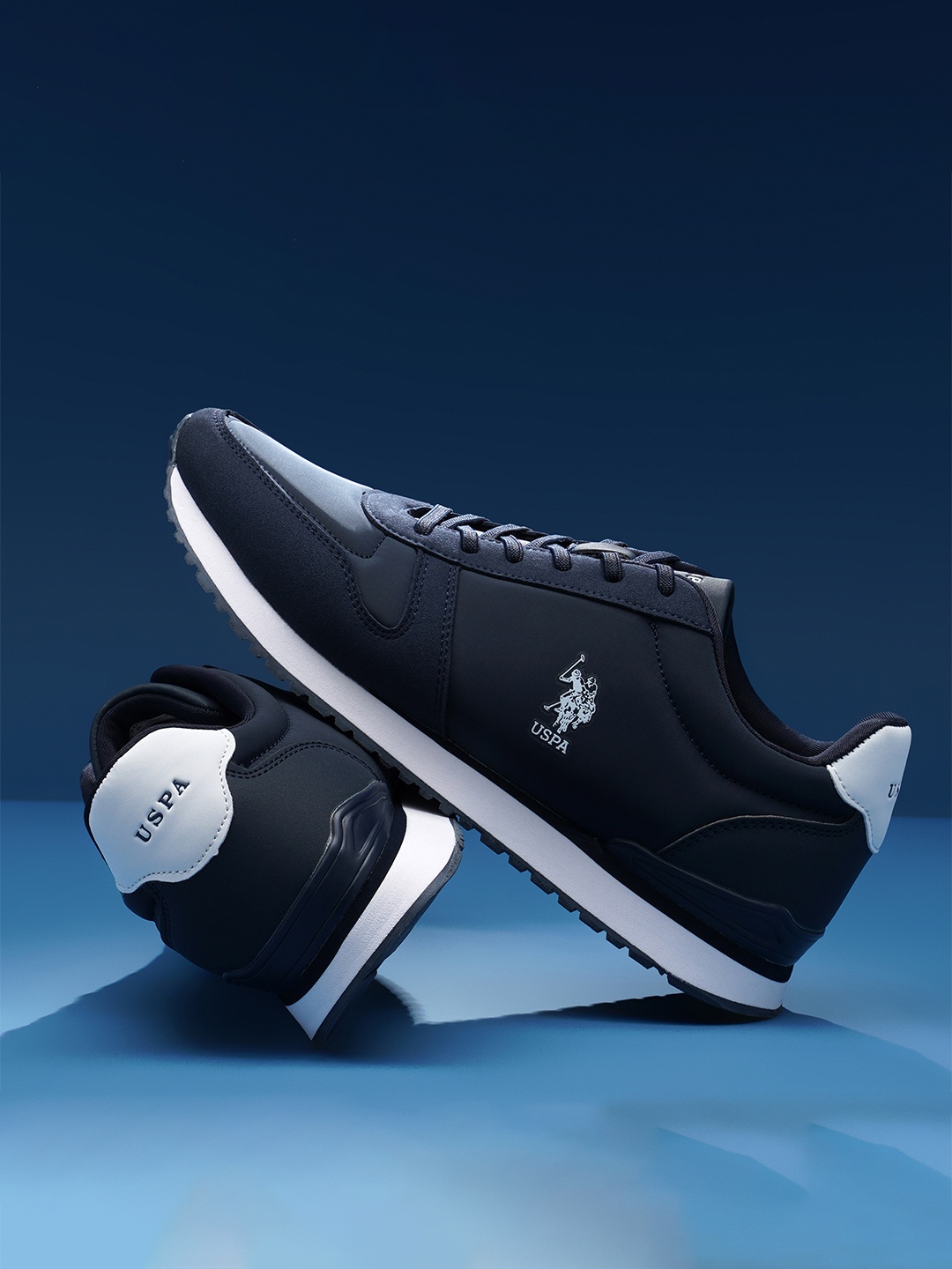 

U.S. Polo Assn. Men Regon Retro Sneakers, Navy blue