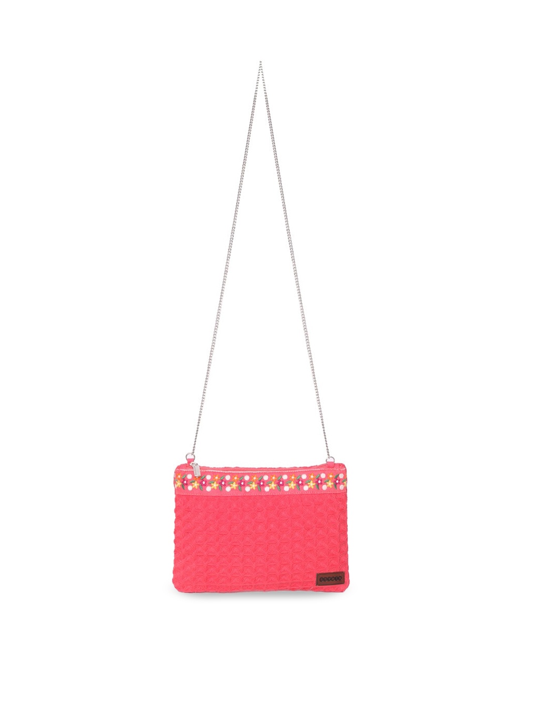 

ASTRID Textured Structured Sling Bag, Pink