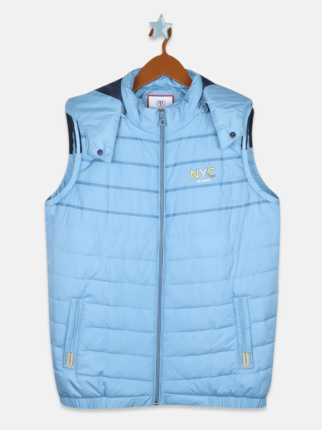 

Monte Carlo Boys Hooded Puffer Jacket, Blue