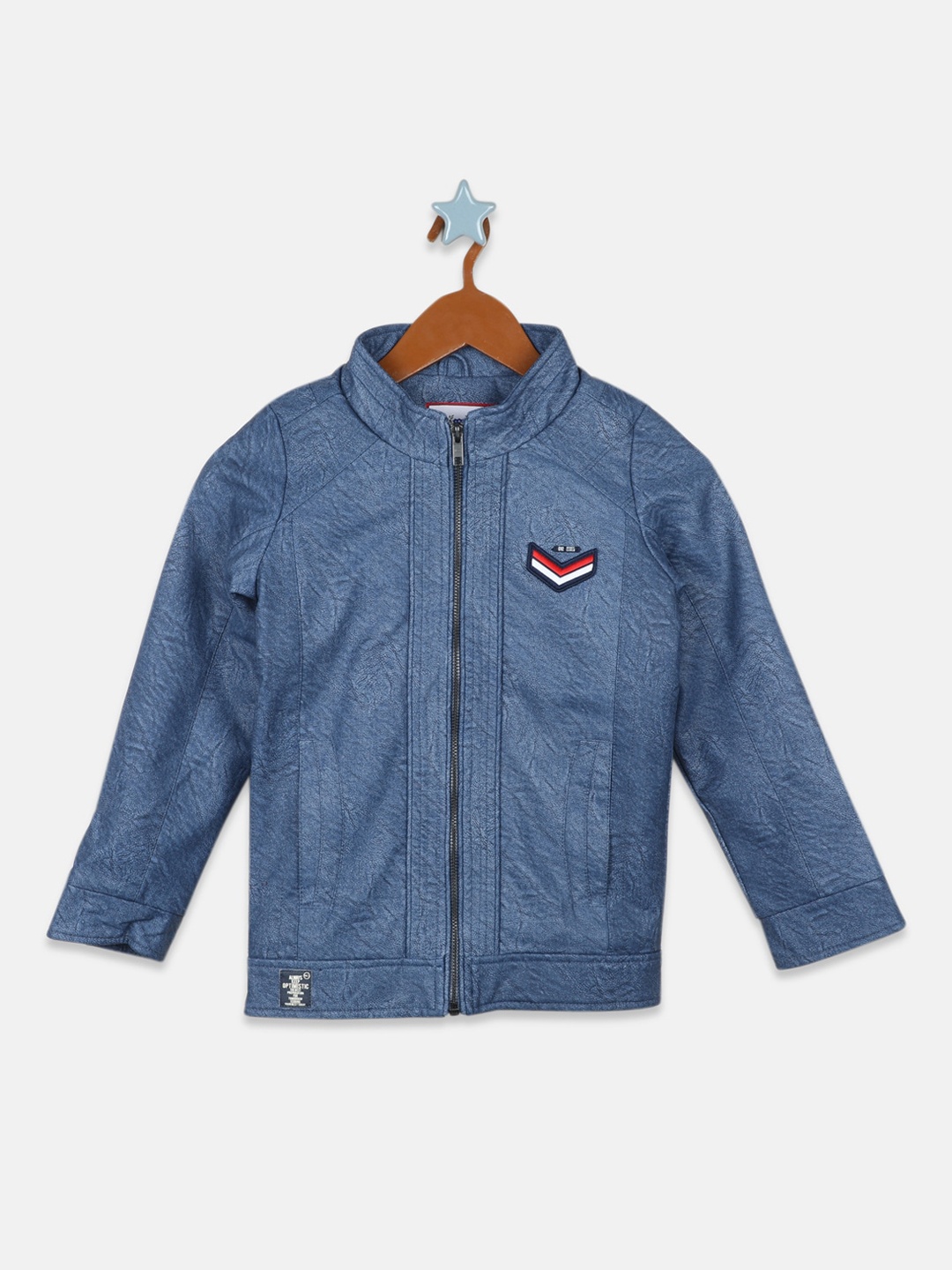 

Monte Carlo Boys Stand Collar Tailored Jacket, Blue