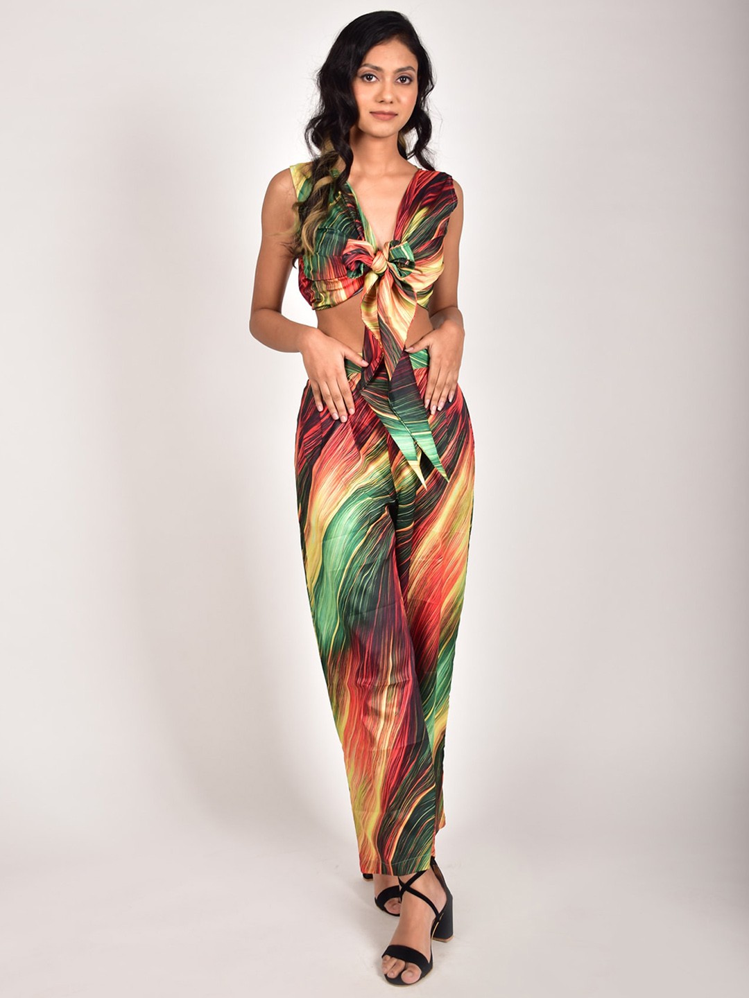 

Rajoria Instyle Women Printed Beach Cover-Up Dress, Olive