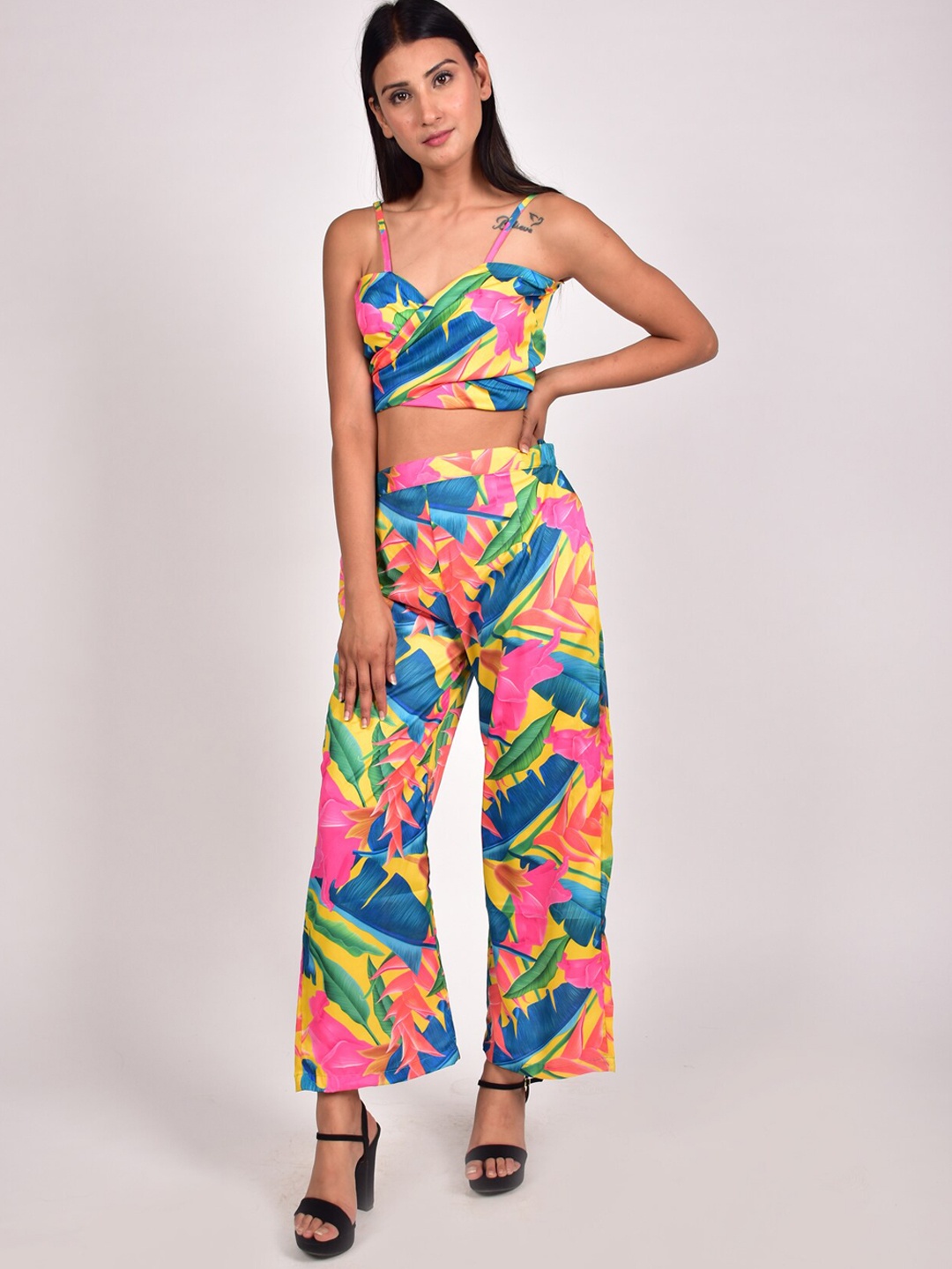 

Rajoria Instyle Women Digital Printed Swimsuit Set, Blue