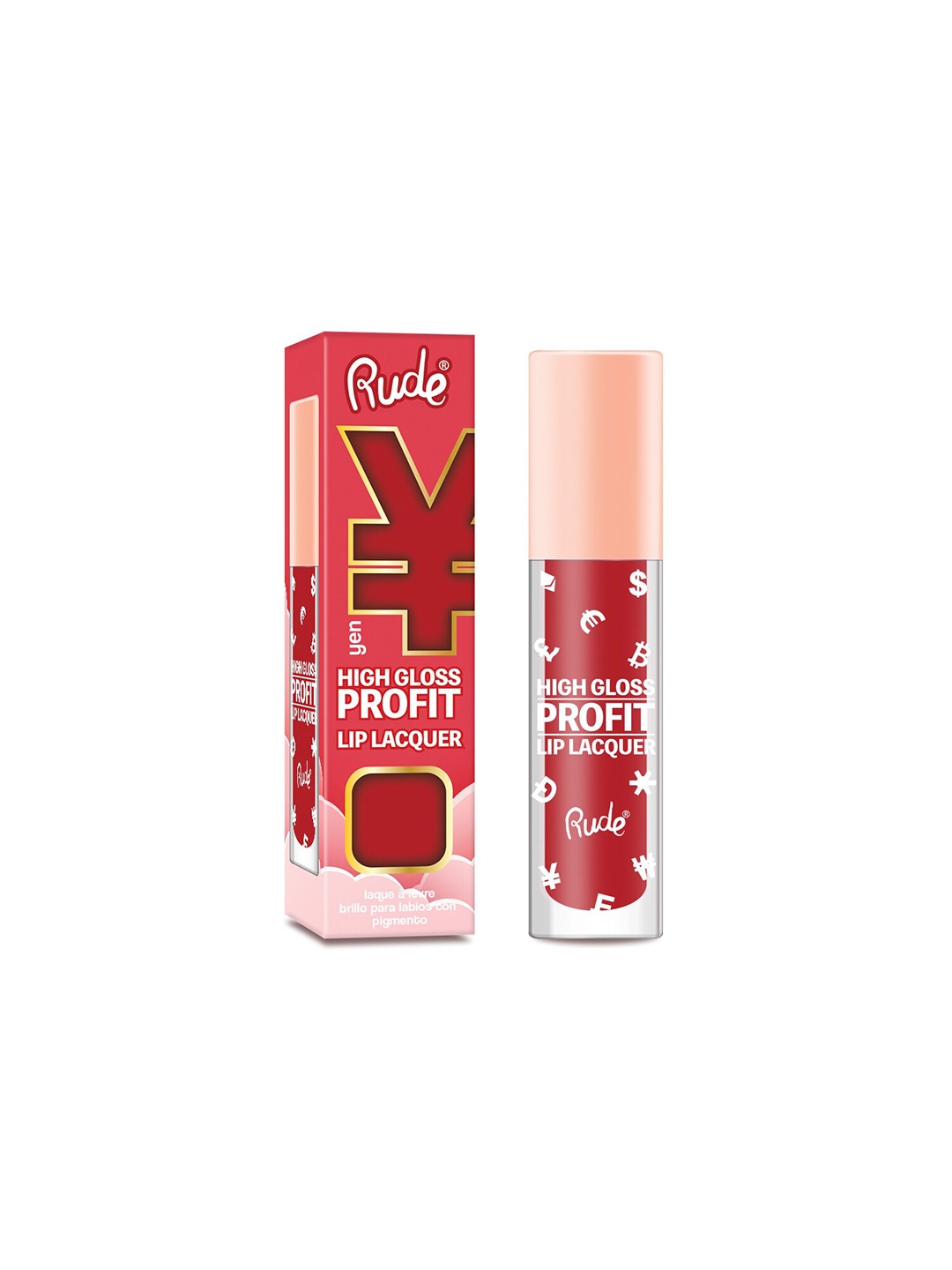 

Rude Cosmetics High Gloss Profit Lip Lacquer 4 ml - Yen, Red