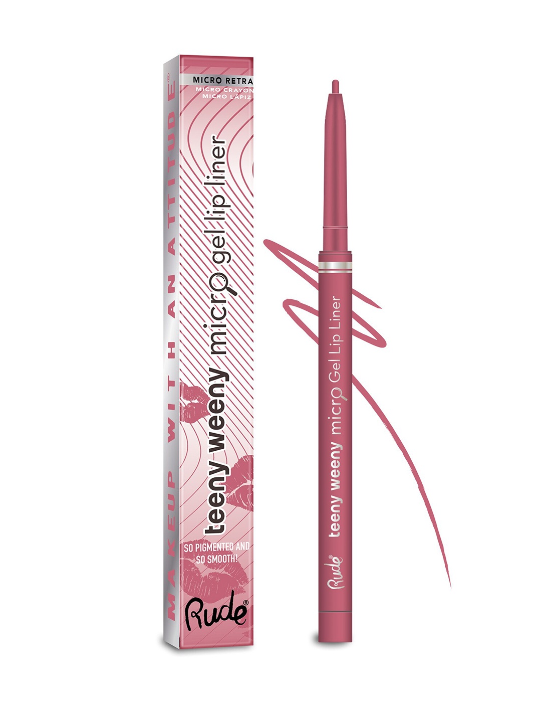 

Rude Cosmetics Teeny Weeny Micro Gel Lip Liner - Guess Again, Pink