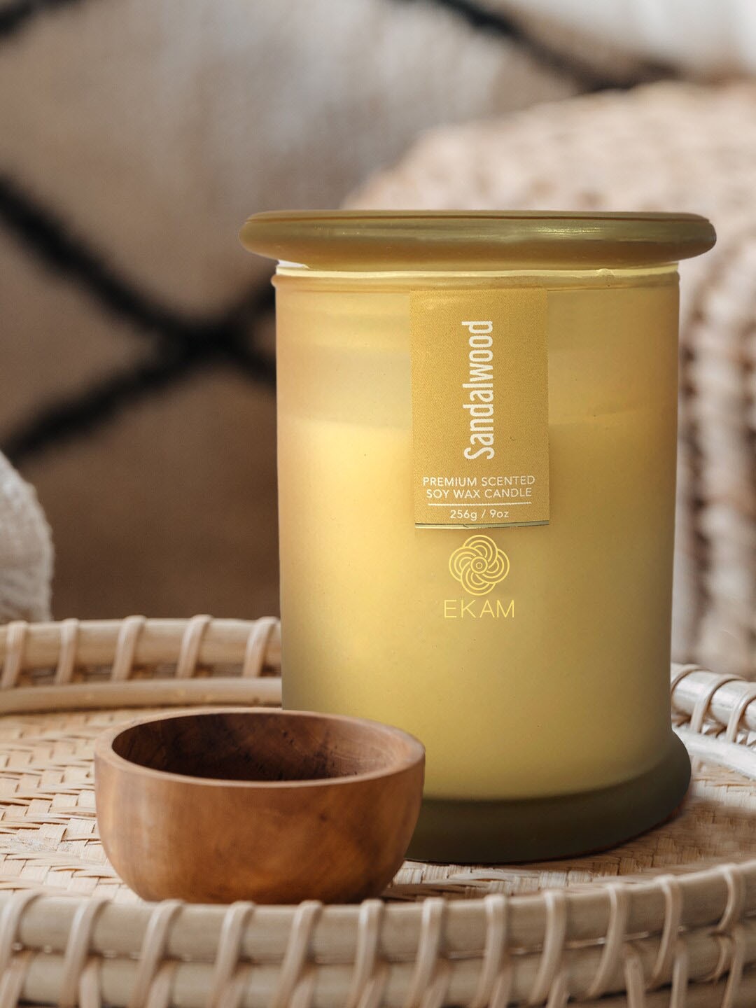 

Ekam Ring Jar Yellow Sandalwood Scented Candle