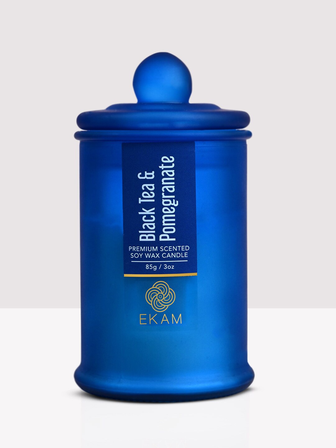 

Ekam Apothecary Blue Black Tea & Pomegranate Soy Wax Jar Scented Candle