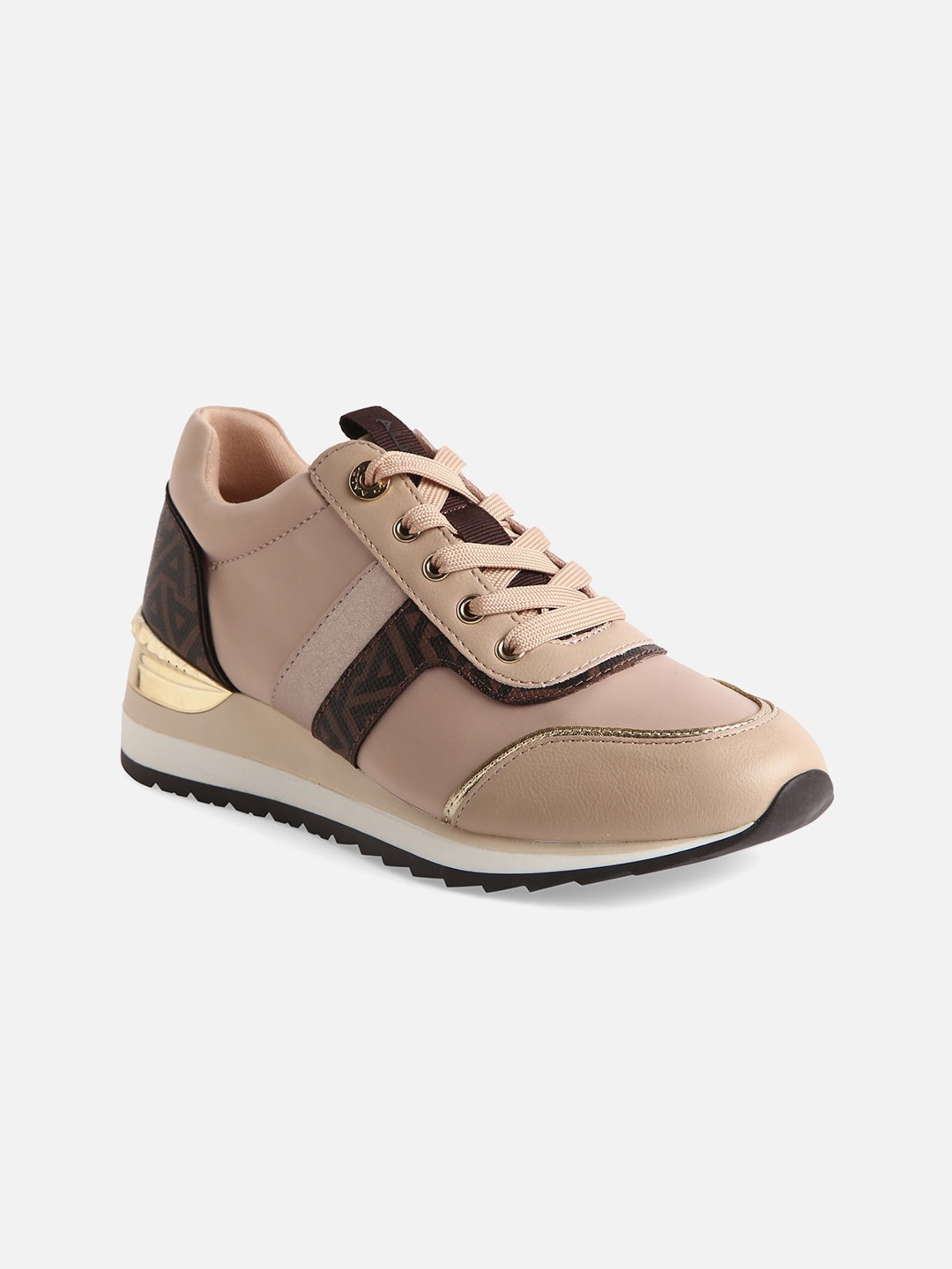 

ALDO Women Colourblocked Sneakers, Nude