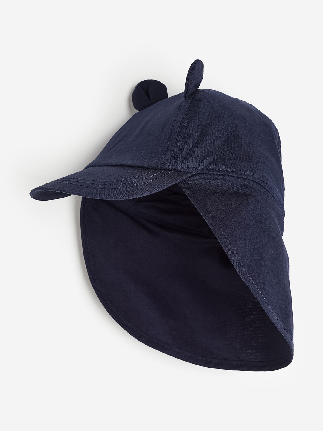 

H&M Boys Ear-Detail Sun Cap, Blue
