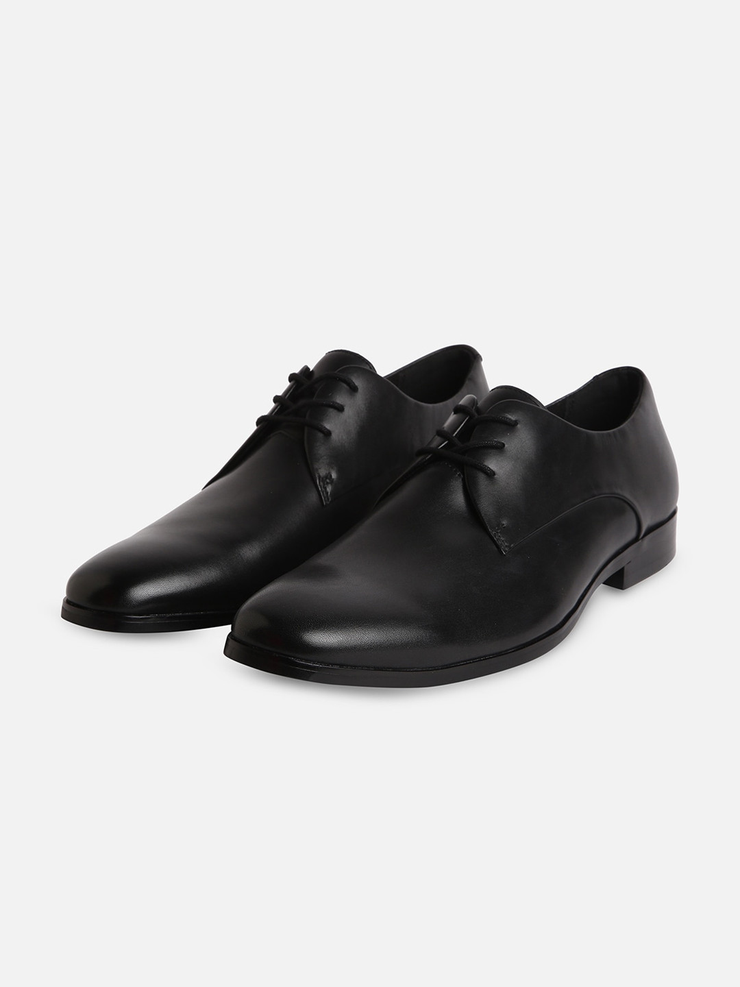 

ALDO Men Leather Formal Derbys, Black