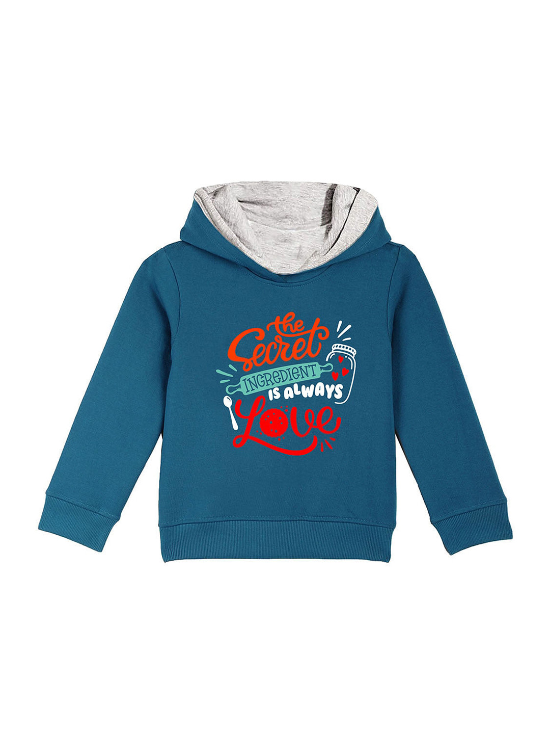 

Naughty Ninos Boys Printed Hooded Sweatshirt, Blue