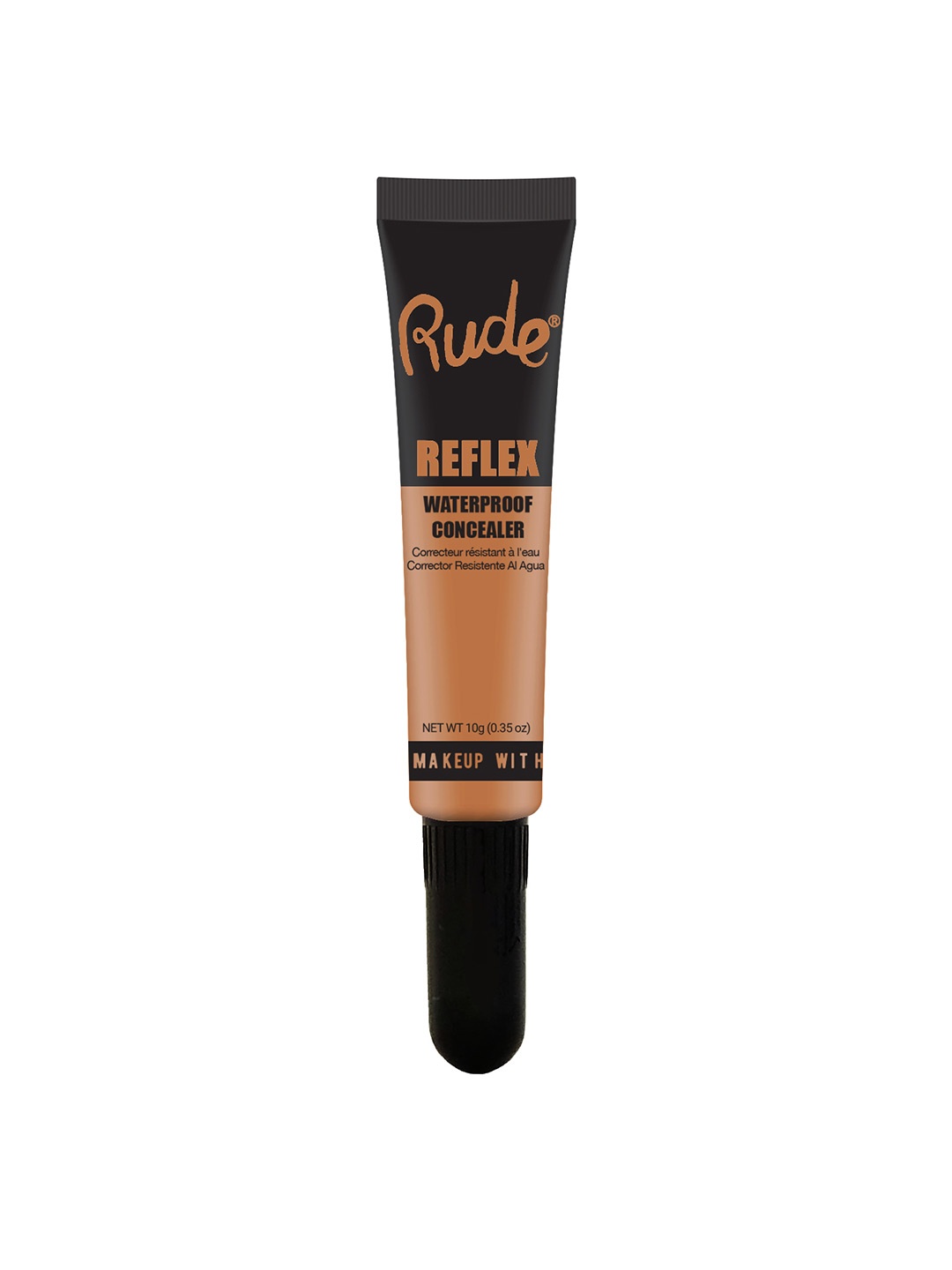 

Rude Cosmetics Reflex Waterproof Concealer 6g- Tan 09, Brown