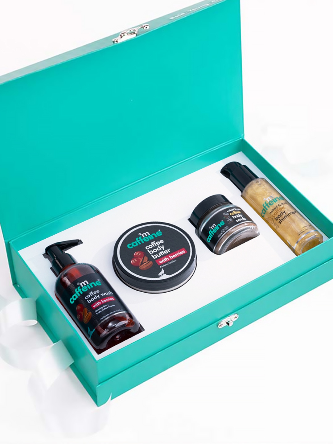 

MCaffeine Women Coffee Glam Body Care Kit with Premium Coffee Range, Blue