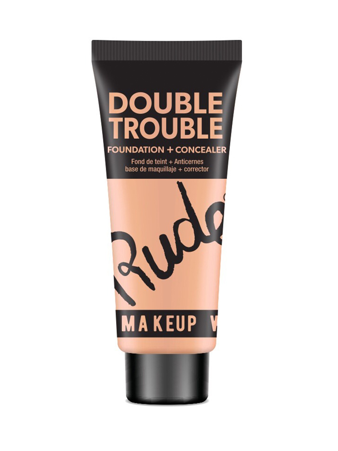 

Rude Cosmetics Double Trouble Foundation & Concealer 6g - Natural 06, Pink