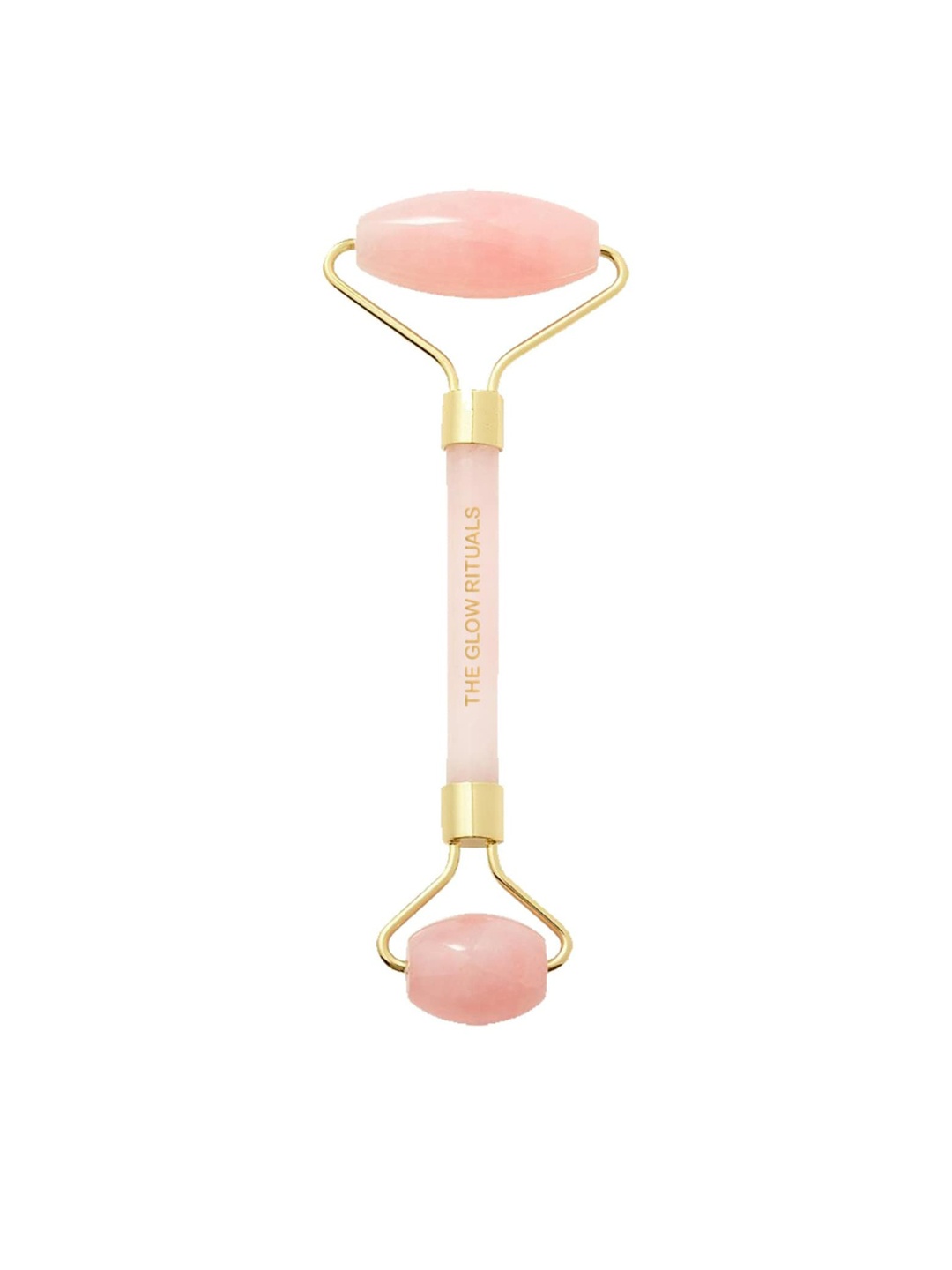 

THE GLOW RITUALS Rose Quartz Face Rollar For Face Massage, Pink