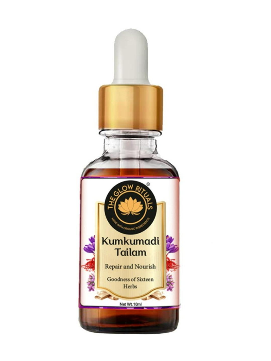 

THE GLOW RITUALS Kumkumadi Tailam Face Oil - 10ml, Red