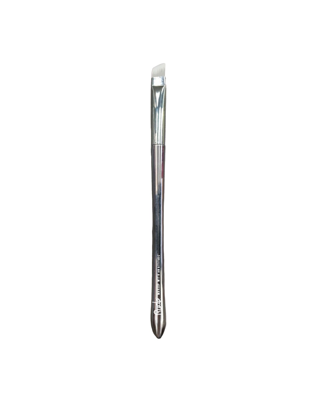 

Rude Cosmetics Bullet Angled Liner Brush - Browning, Silver