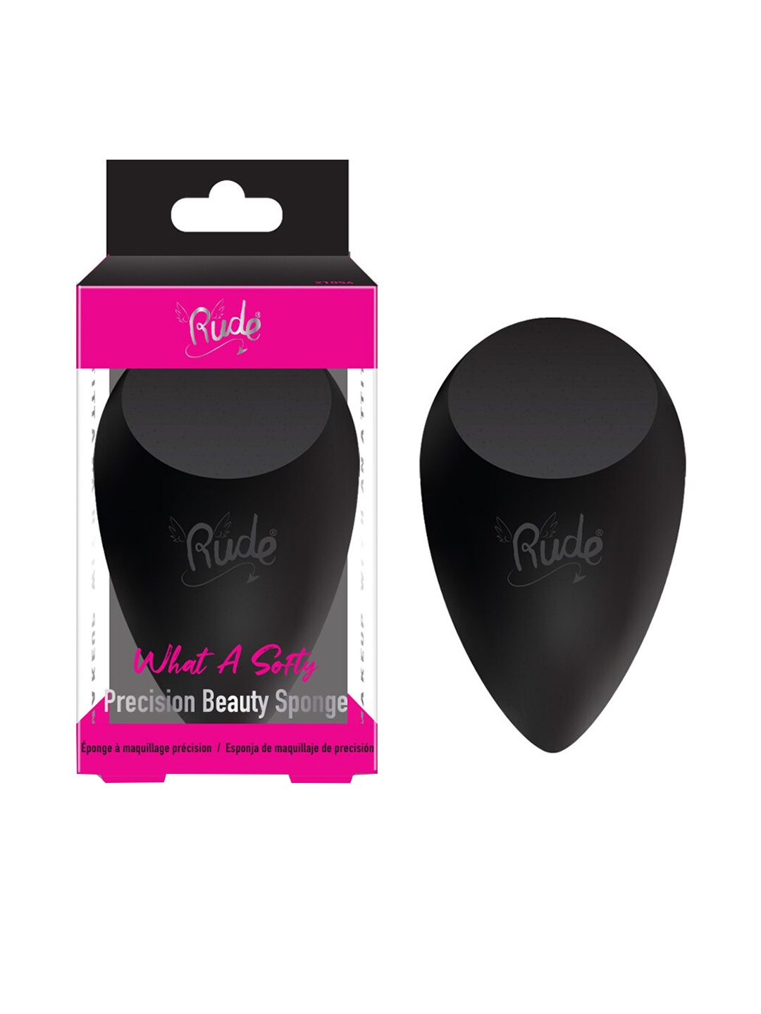 

Rude Cosmetics What A Softy Precision Beauty Sponge, Black