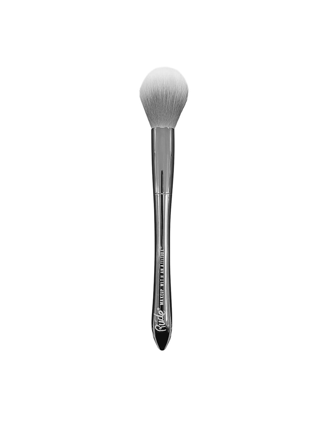 

Rude Cosmetics Bullet Contour Brush, Silver