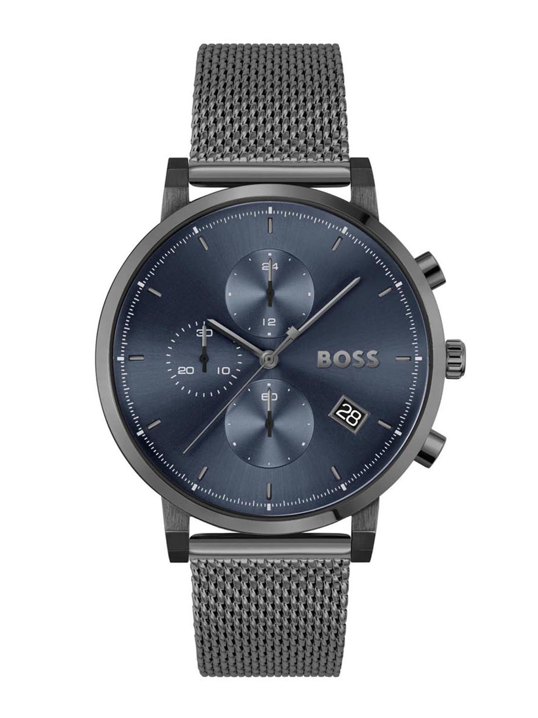 

Hugo Boss Men Integrity Bracelet Style Chronograph Watch 1513934-Blue