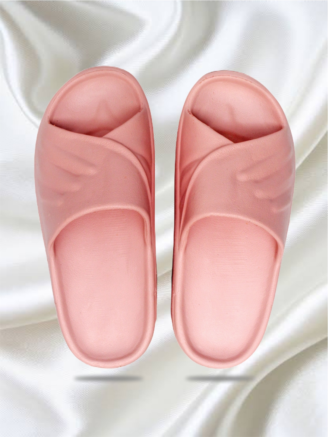 

ADIVER Women Open Toe Sliders, Pink