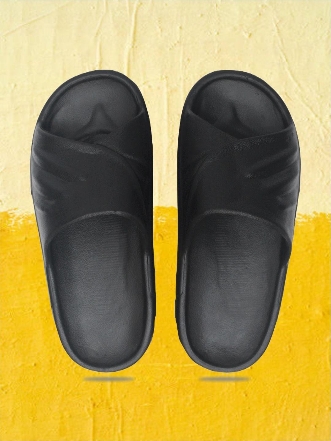 

ADIVER Women Open Toe Sliders, Black