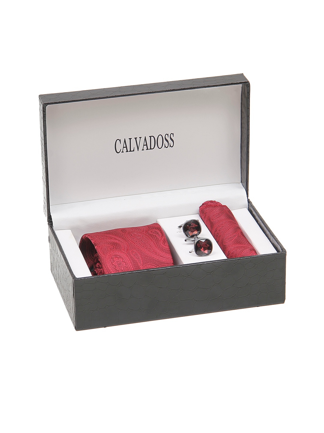 

Calvadoss Men Accessory Gift Set, Maroon