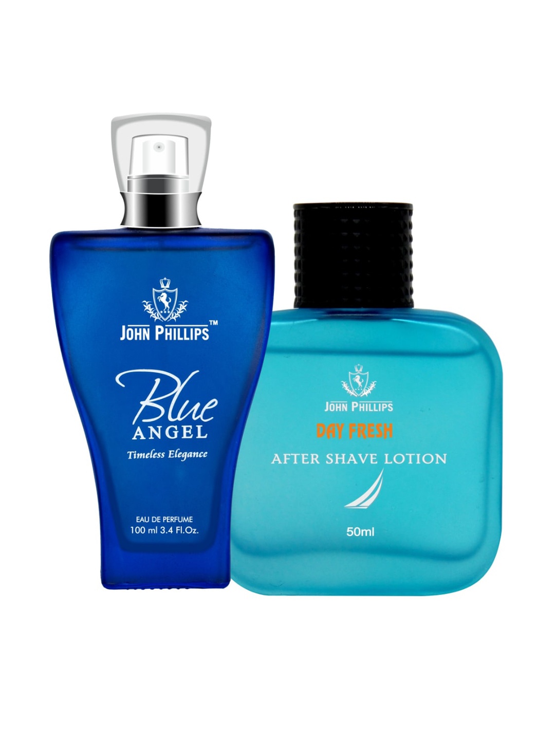 

JOHN PHILLIPS Set of Day Fresh After Shave Lotion 50 ml + Blue Angel Eau De Parfum 100 ml