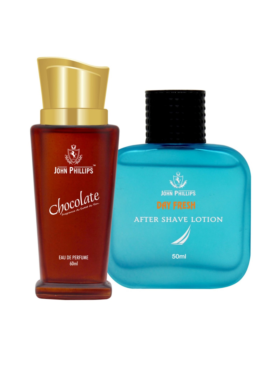 

JOHN PHILLIPS Pack of 2 Eau De French Perfume + Deodorant-60ml+50ml, Red