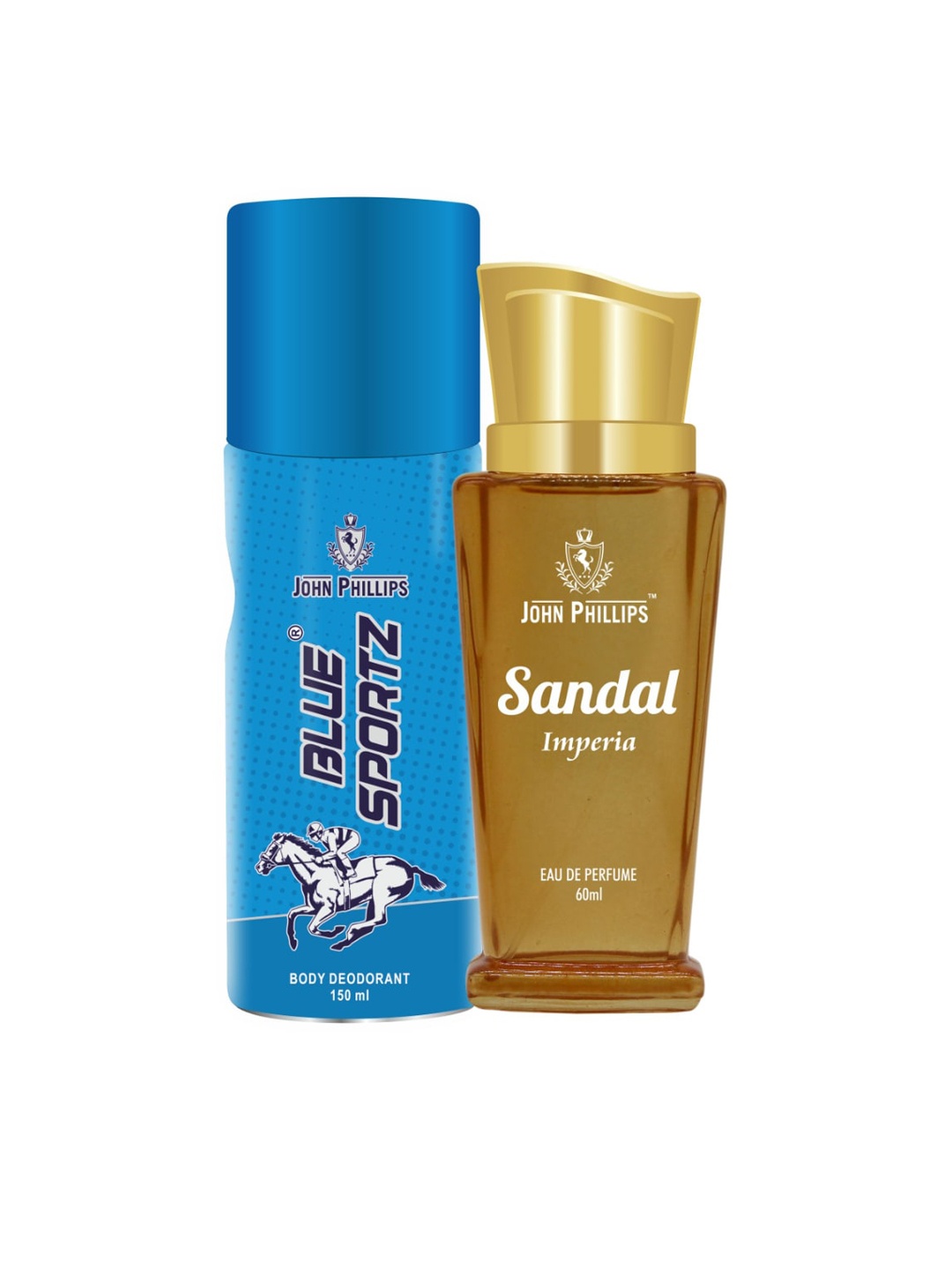 

JOHN PHILLIPS Blue Sportz Deodorant & Sandal Perfume, Na