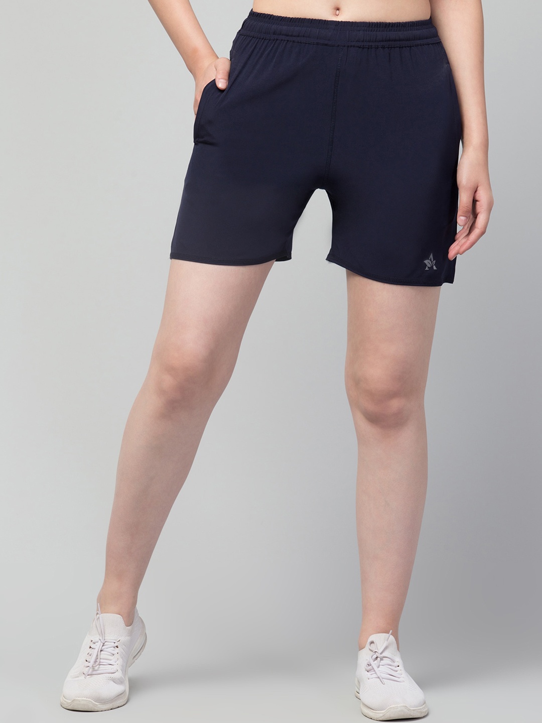

Apraa & Parma Women e-Dry Technology Sports Shorts, Navy blue