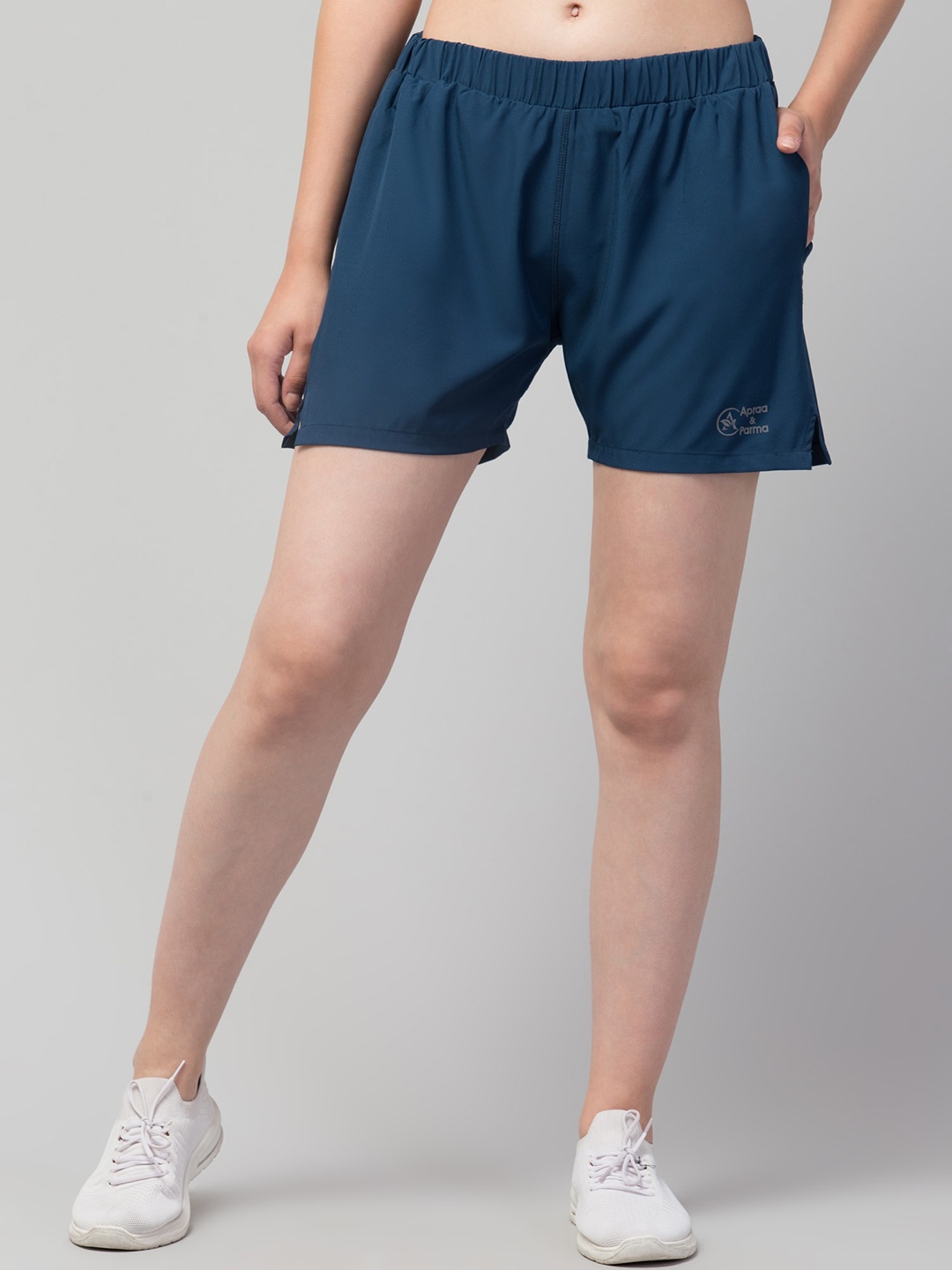 

Apraa & Parma Women e-Dry Technology Technology Sports Shorts, Teal