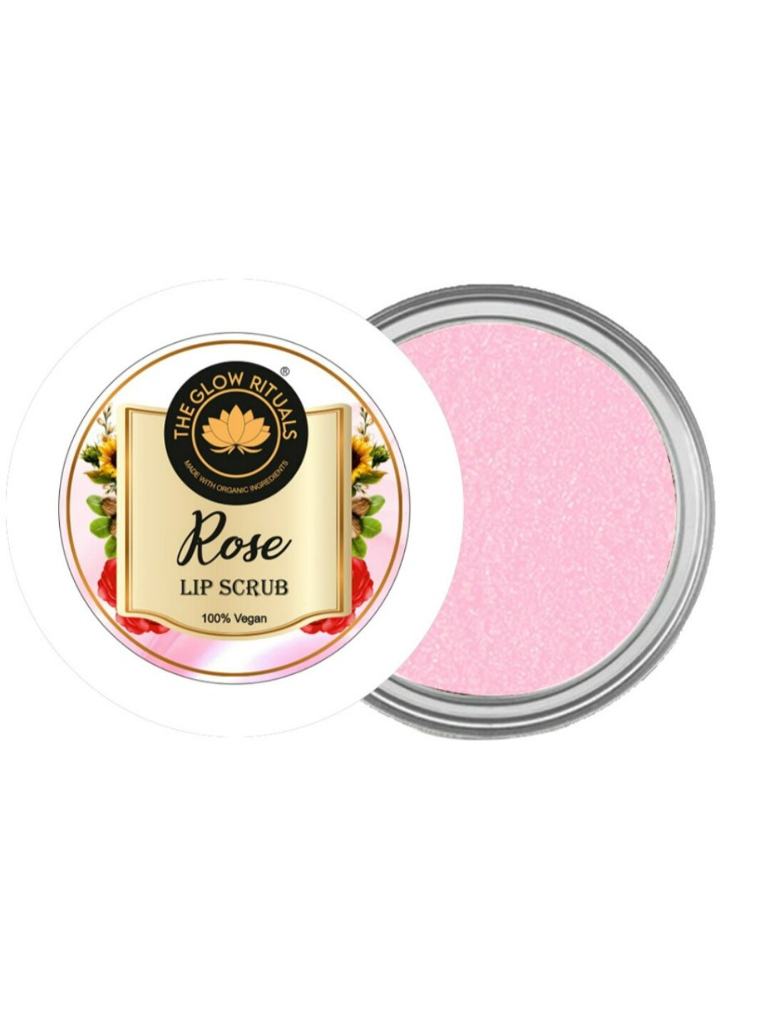 

THE GLOW RITUALS Rose Lip Scrub - Pink