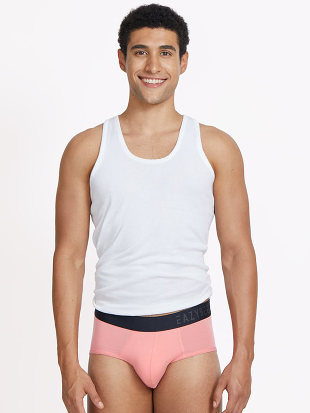 

Eazybee Men Eco-Super Soft Anti Odour Basic Briefs, Pink