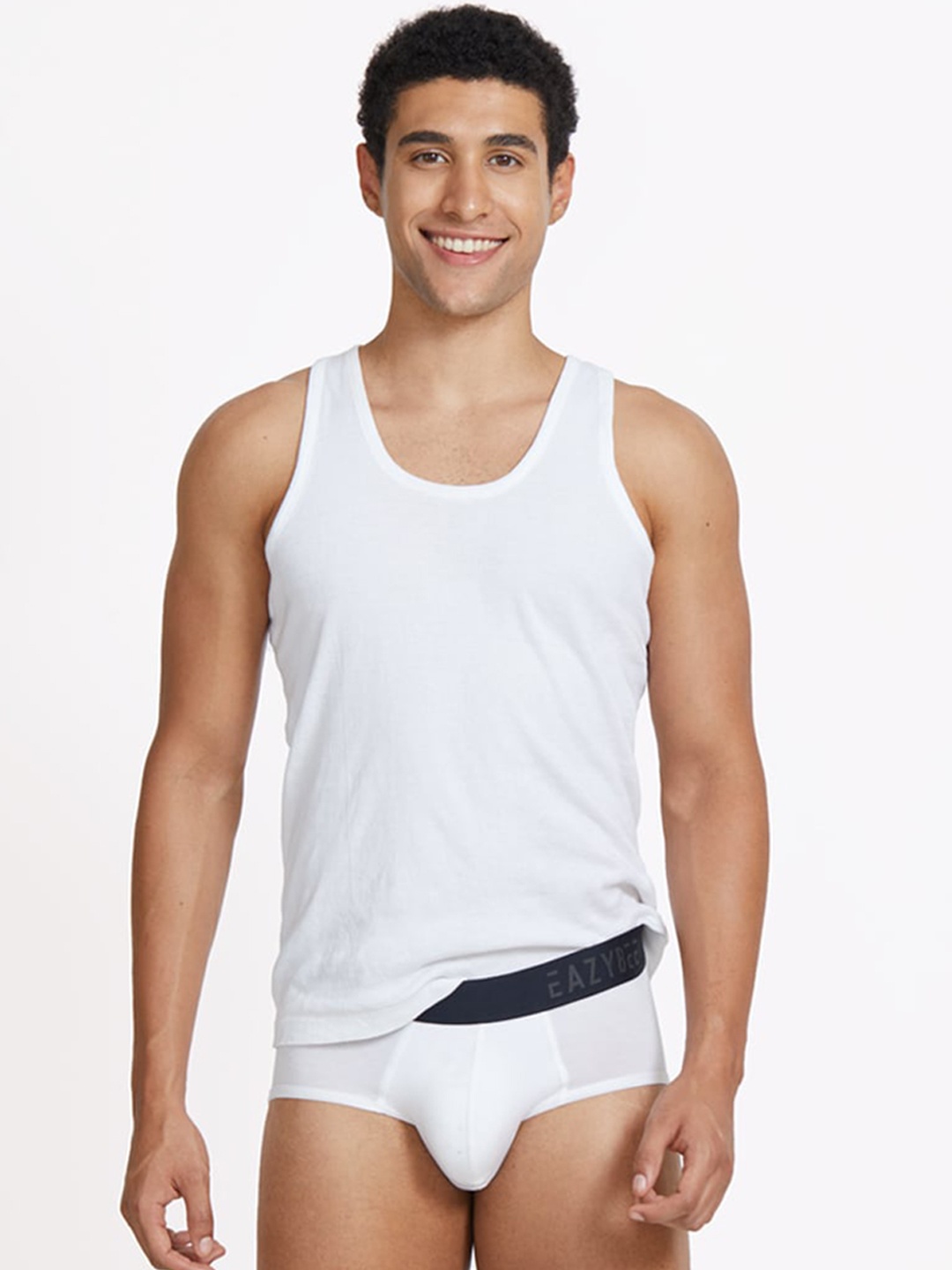 

Eazybee Men Eco-Super Soft Anti-Odour Tencel Basic Brief EZB1W-M, White